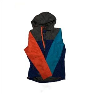 American Eagle Outfitters color block Hoodedjacket